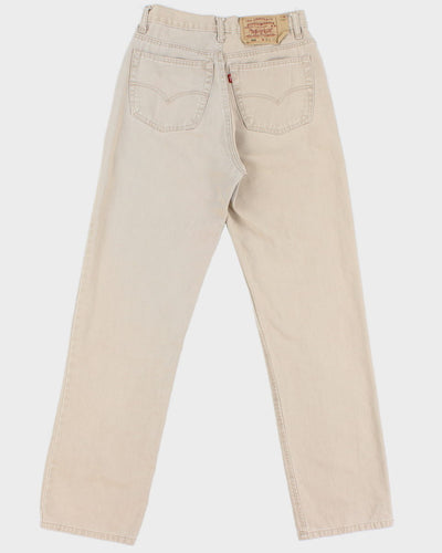 90s Beige Levi 501 Jeans - S