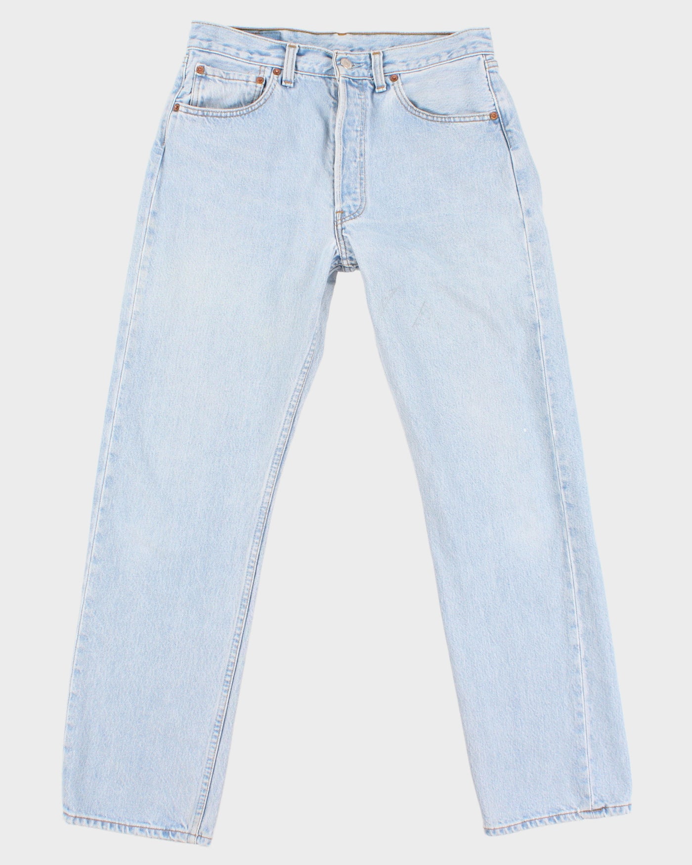 Vintage 90s Levi's Light Wash Blue Denim 501 Jeans - W28 L27