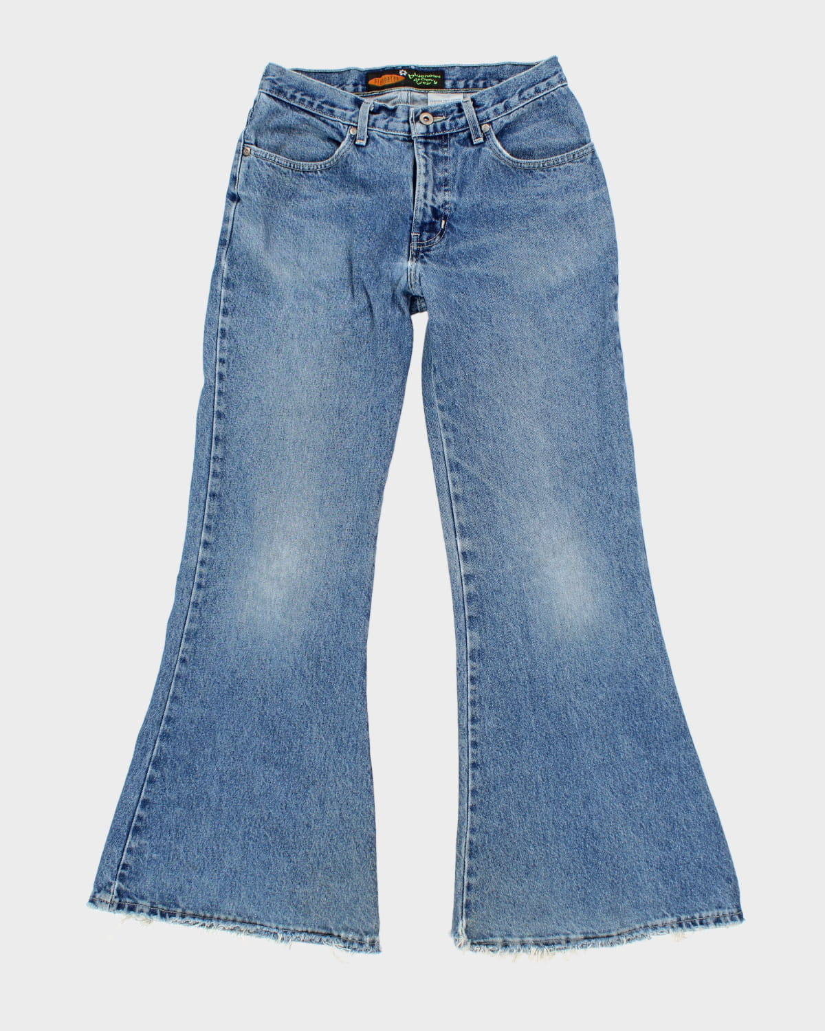 Y2K 00s Bluenotes Hip Hugger Bell Bottom Jeans - W28 L30