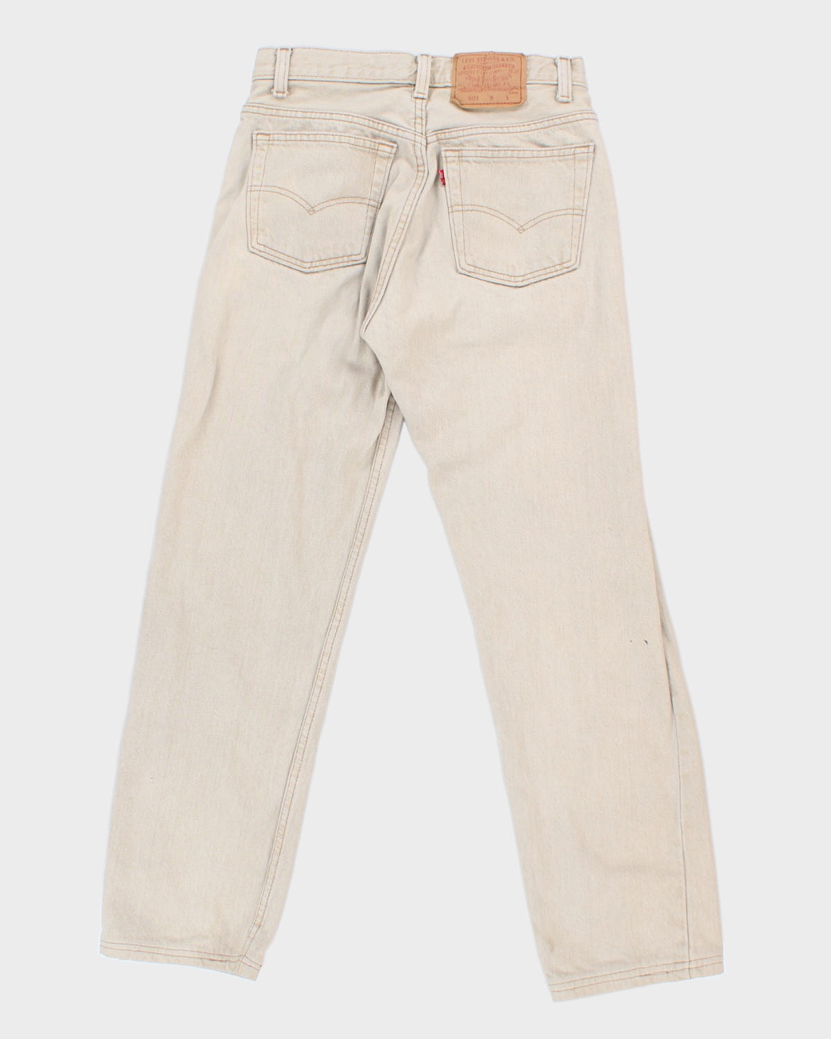Stained Beige 501s Levi's Jeans - 29