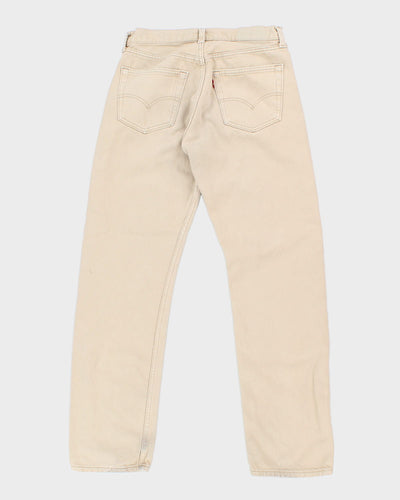 Plain Beige 501s Levi's Jeans - 29