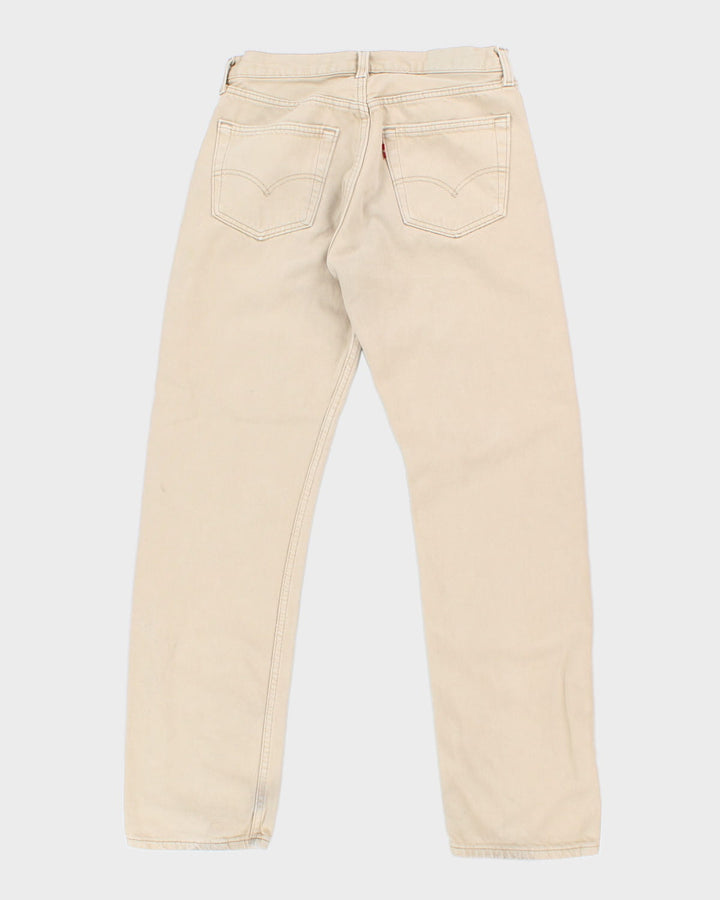 Plain Beige 501s Levi's Jeans - 29