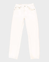 Vintage White 501's Levi's Jeans - W30 L32