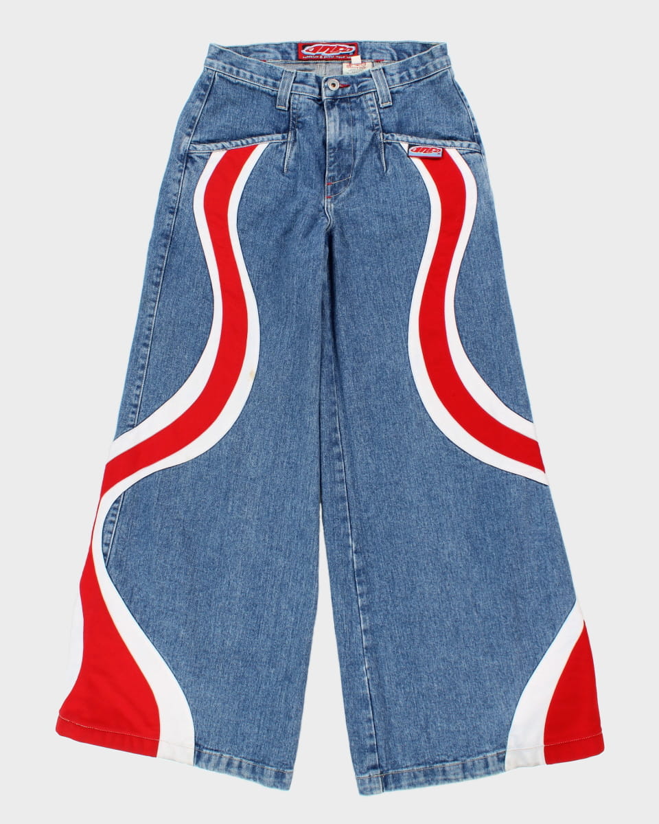 Y2K 00s JNCO Women's High Waisted Wide Leg Jeans - W26