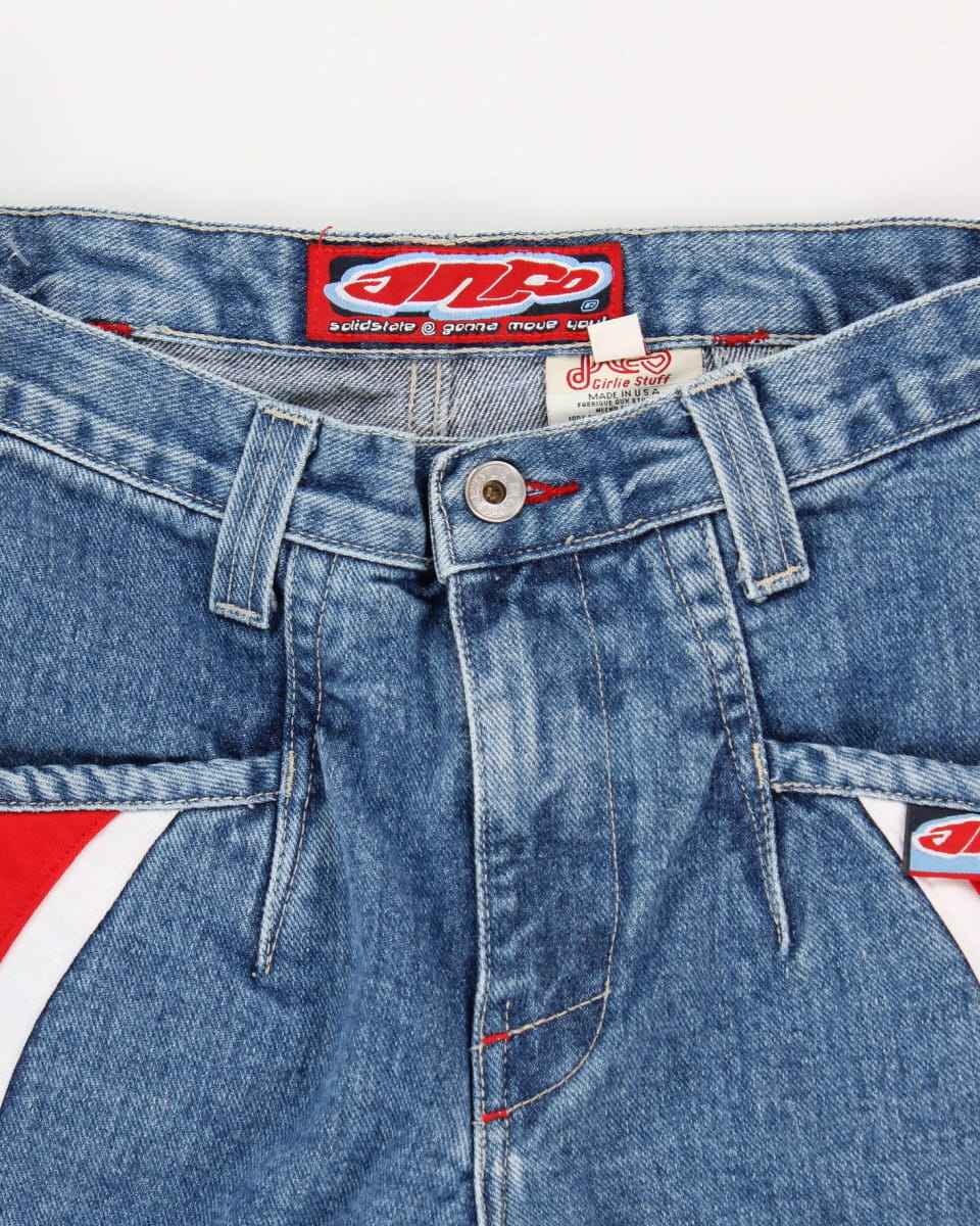 Y2K 00s JNCO Women's High Waisted Wide Leg Jeans - W26