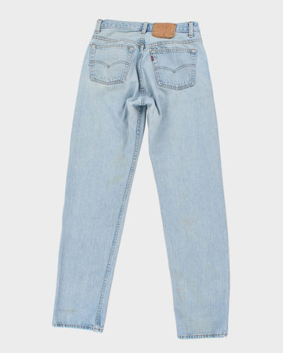 Vintage 90s Levi's 501 Light Wash Denim Jeans - W26 L30