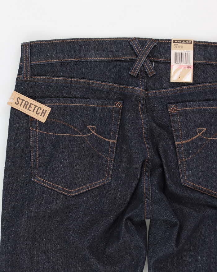 Deadstock Women's Navy DKNY Straight Leg Jeans - W32 L31