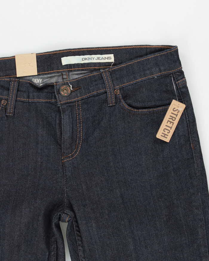 Deadstock Women's Navy DKNY Straight Leg Jeans - W32 L31