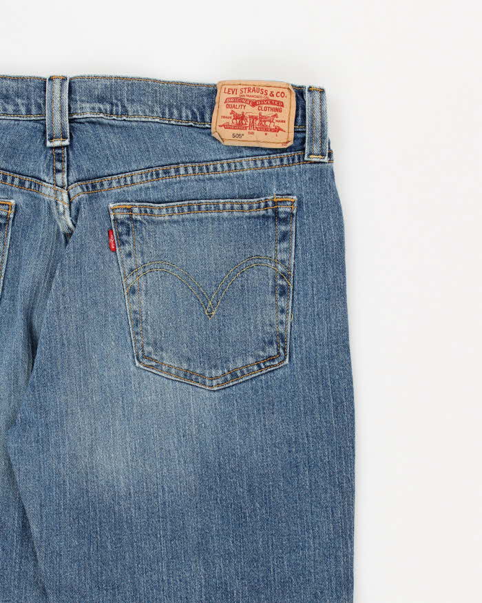 Levi's 505 Nouveau Low Straight Medium Wash Jeans - W34 L30