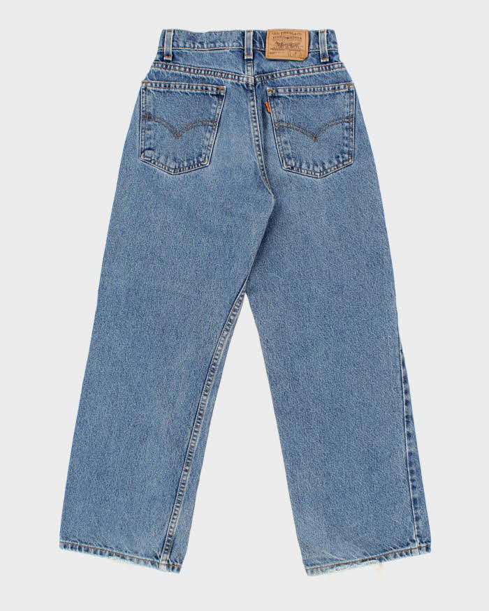 Levi's 565 w28 オレンジタブ Student ワイド　ヴィンテージ Vintage 90s Levi's 565 Orange Tab Wide Leg Jeans - W25 L27 – Rokit