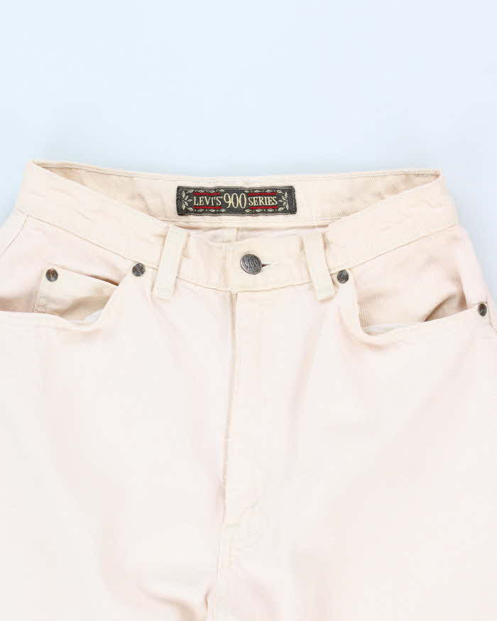 Vintage 80s/90s Levi's 900 Series Light Pink Jeans - W26 L30