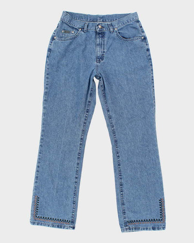 Women's Lee Embroidered High-Waisted Jeans - W33 L32