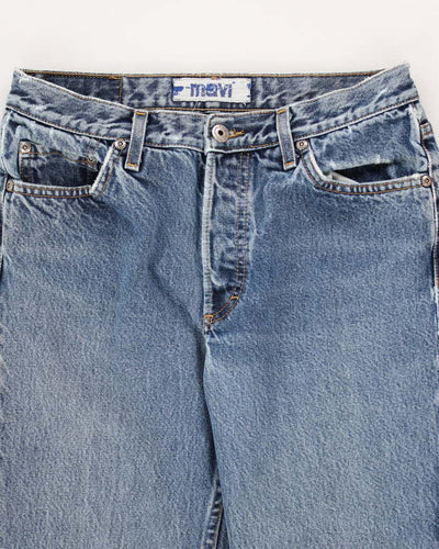 Vintage Women's Stone Wash Flare Jeans - W26 L30