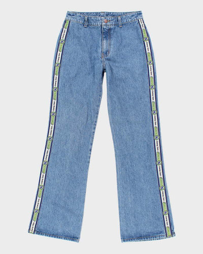 Vintage Women's Glamorous Light Wash Flare Jeans  - W26 L31