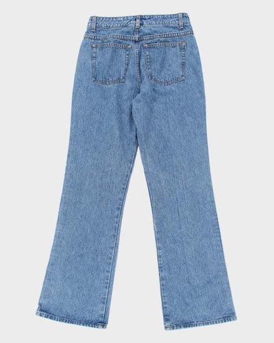 Vintage Women's Glamorous Light Wash Flare Jeans  - W26 L31