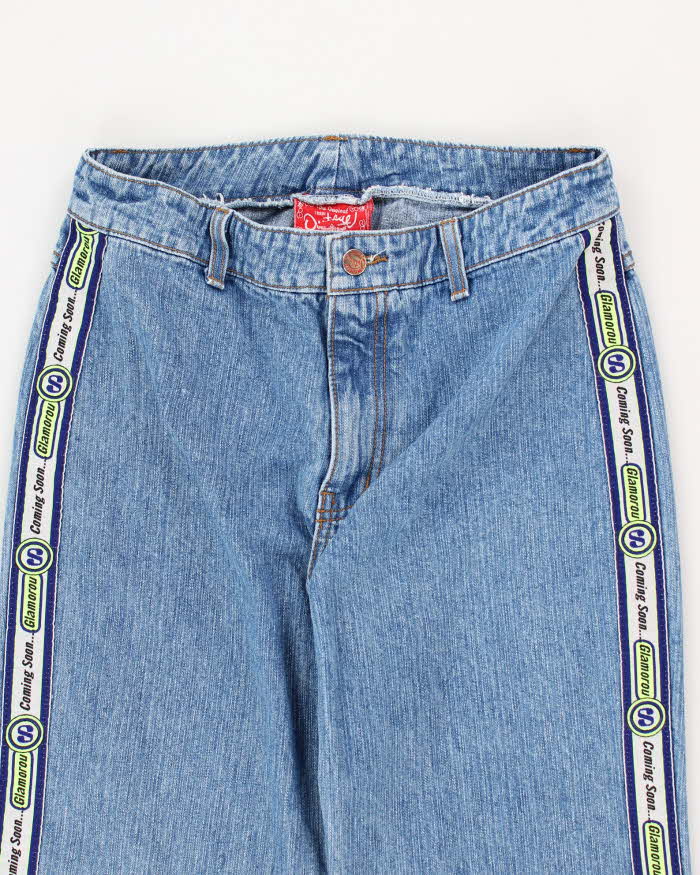 Vintage Women's Glamorous Light Wash Flare Jeans  - W26 L31