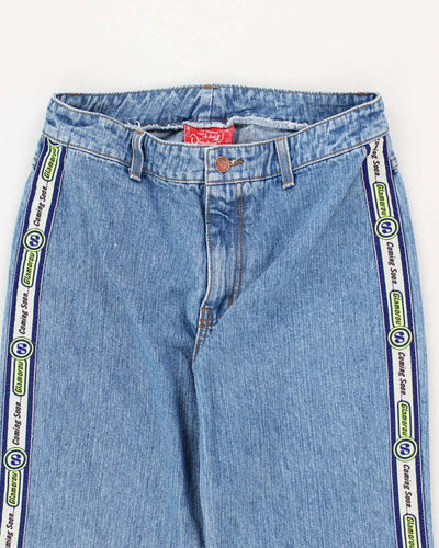 Vintage Women's Glamorous Light Wash Flare Jeans  - W26 L31