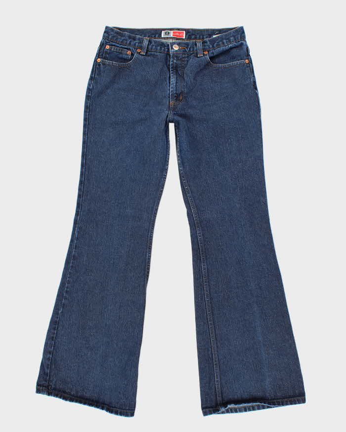 Vintage Women's Dark Wash Flare Jeans - W28 L30