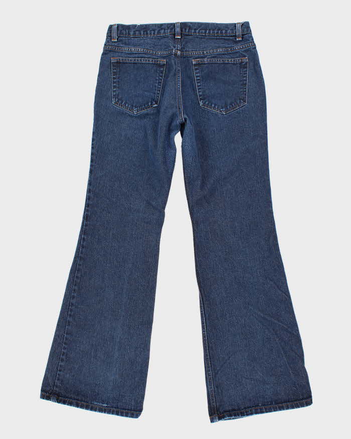 Vintage Women's Dark Wash Flare Jeans - W28 L30