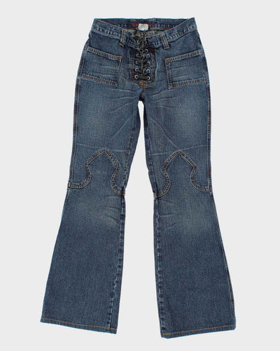 Vintage Y2K Women's Western Flared Jeans - W24 L29