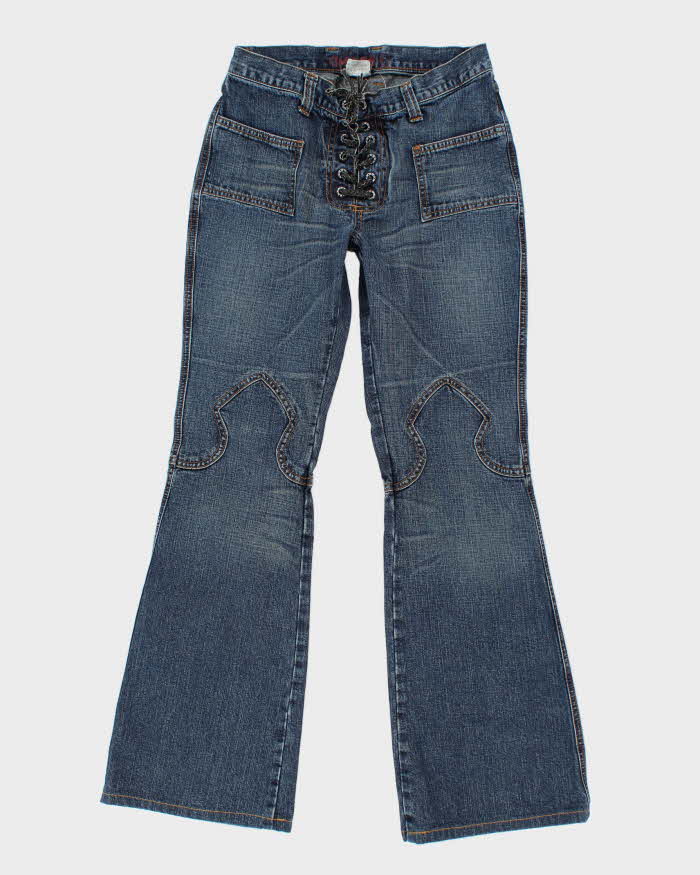Vintage Y2K Women's Western Flared Jeans - W24 L29
