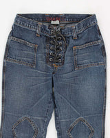 Vintage Y2K Women's Western Flared Jeans - W24 L29