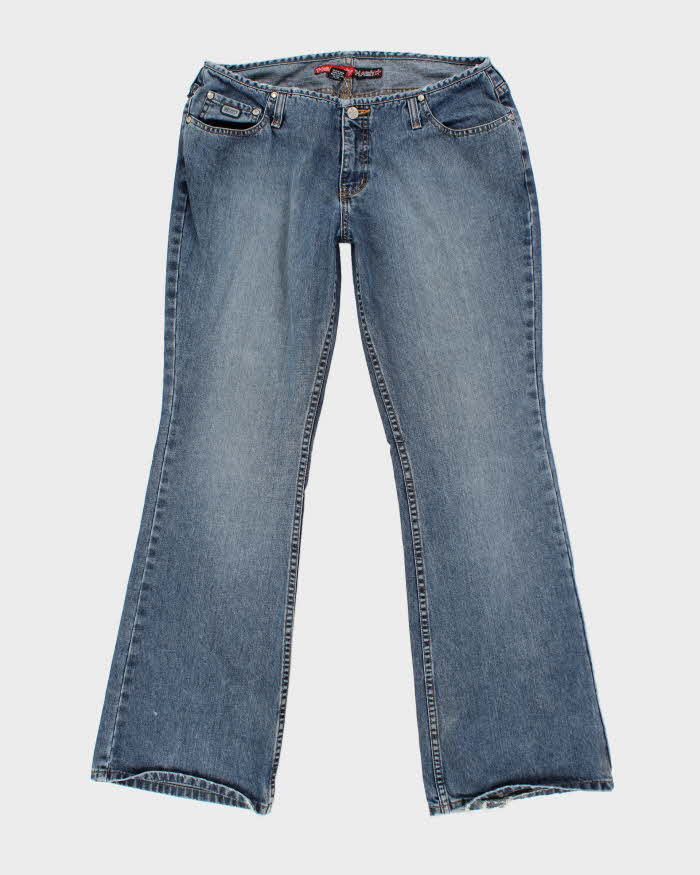 Vintage Y2K Women's Low Waisted Flare Jeans - W32 L31