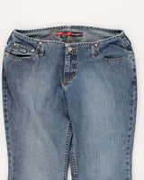 Vintage Y2K Women's Low Waisted Flare Jeans - W32 L31