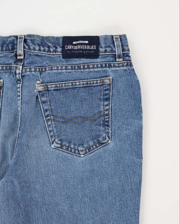 Vintage Y2K Women's Medium Wash Flare Jeans - W30 L31