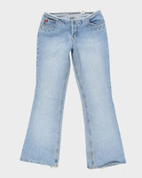 Vintage Y2K Women's Light Wash Flare Jeans - W30 L30