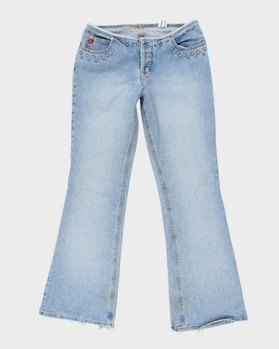 Vintage Y2K Women's Light Wash Flare Jeans - W30 L30