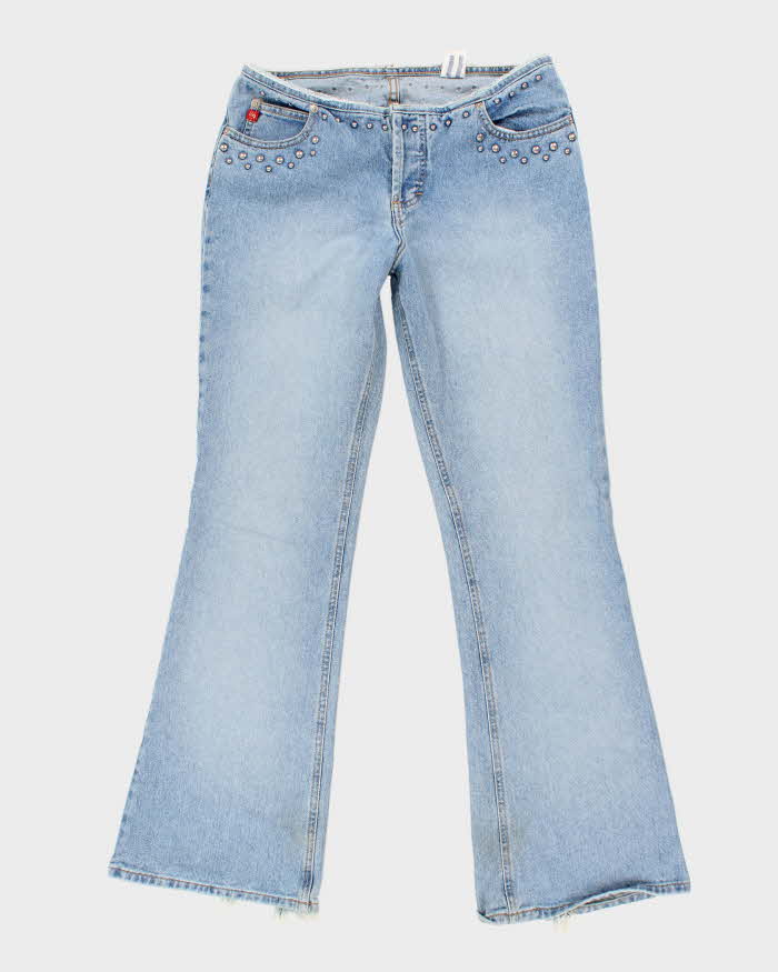 Vintage Y2K Women's Light Wash Flare Jeans - W30 L30