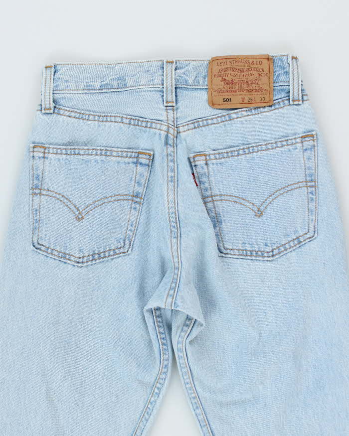 Vintage Levi's 501 Light Wash Jeans - W26 L30