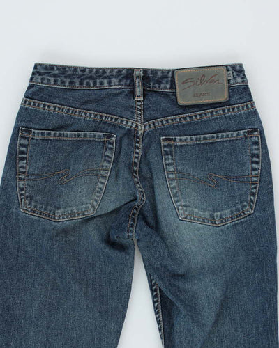 Vintage 90s Silver Jeans - W25 L34