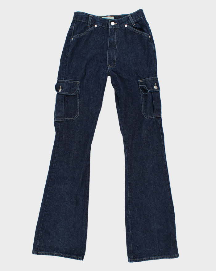 Vintage Concept Casual Dark Wash Flare Jeans - W28 L34