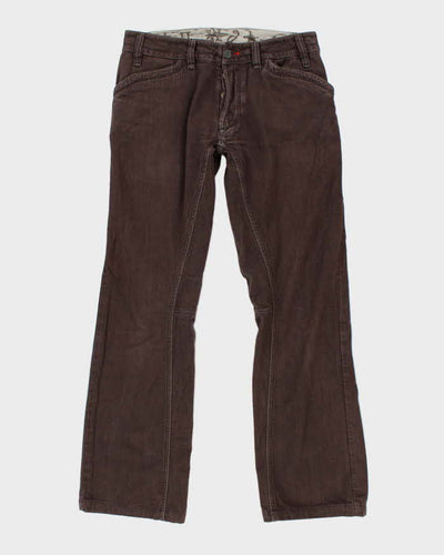 Vintage Y2k 00s Diesel Brown Jeans - W32 L32