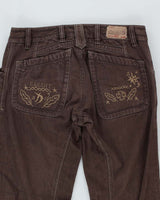 Vintage Y2k 00s Diesel Brown Jeans - W32 L32
