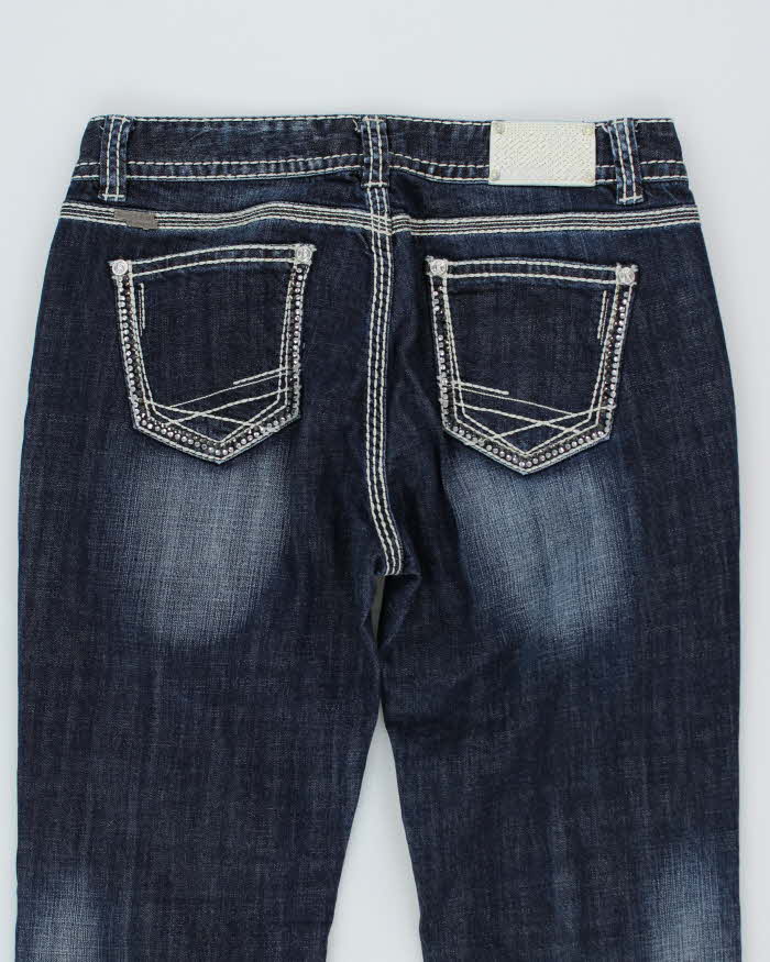 Vintage Y2k 00s Rock & Roll Cowgirl Rhinestone Jeans - W34 L34