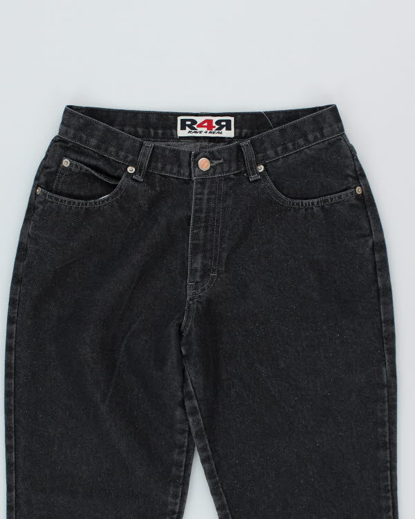 Vintage 90s Rave 4 Real Glittered Flared Jeans - W28 L32