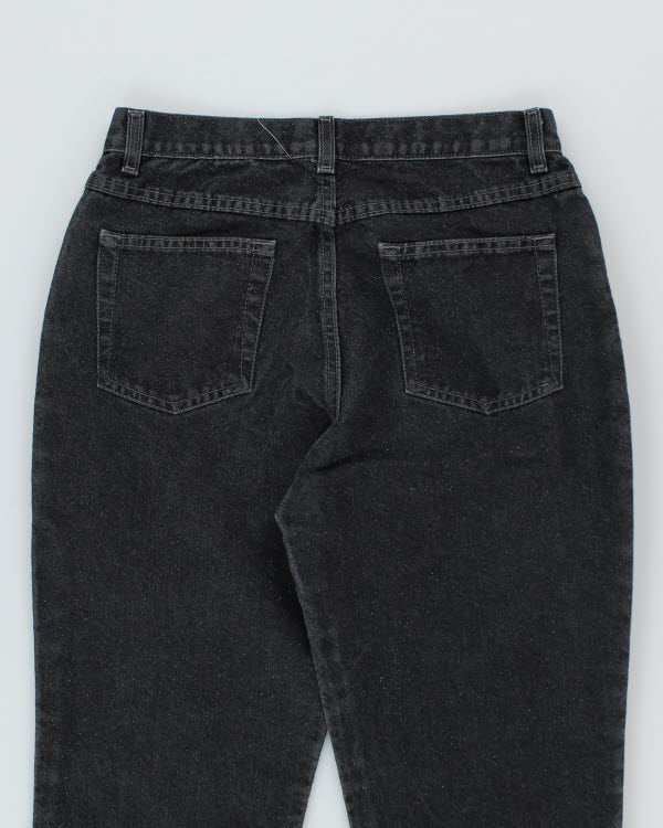 Vintage 90s Rave 4 Real Glittered Flared Jeans - W28 L32