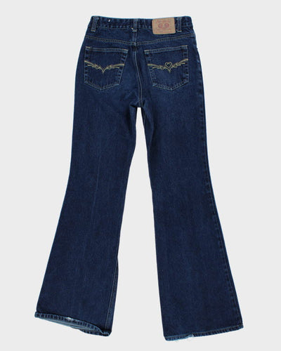 Vintage 90s/Y2K Angels Dark Wash Flared Jeans - W26 L32