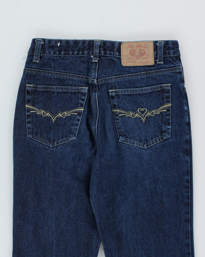 Vintage 90s/Y2K Angels Dark Wash Flared Jeans - W26 L32