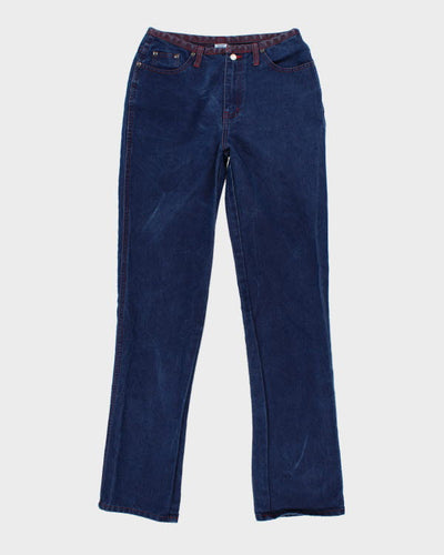 Vintage Y2K High Sierra Iridescent Navy/Red Bootcut Jeans - W28 L31