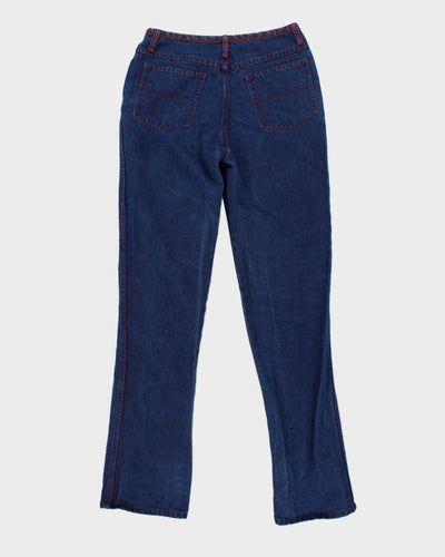 Vintage Y2K High Sierra Iridescent Navy/Red Bootcut Jeans - W28 L31