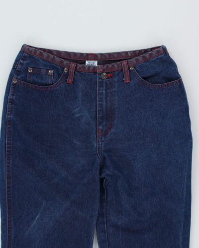 Vintage Y2K High Sierra Iridescent Navy/Red Bootcut Jeans - W28 L31