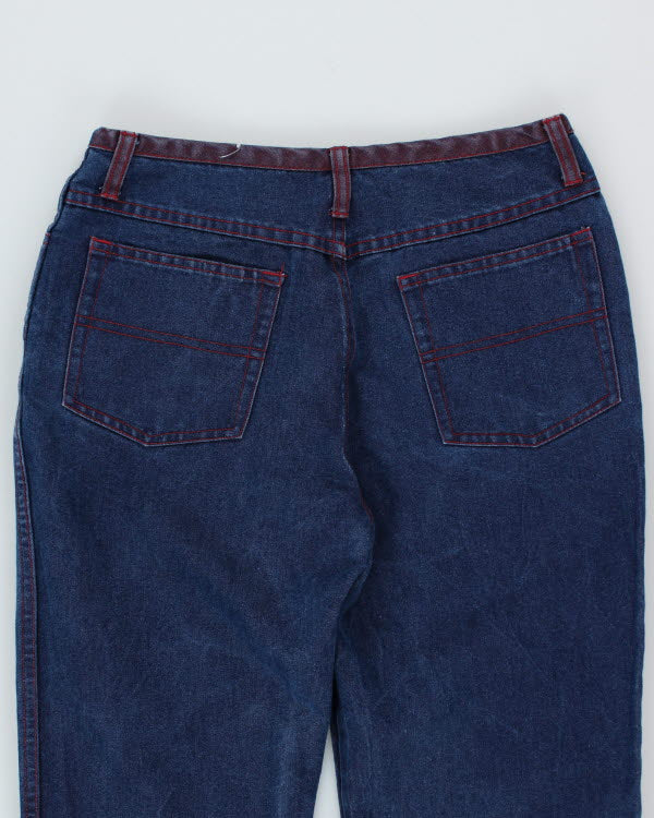 Vintage Y2K High Sierra Iridescent Navy/Red Bootcut Jeans - W28 L31