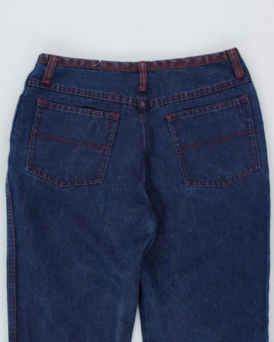 Vintage Y2K High Sierra Iridescent Navy/Red Bootcut Jeans - W28 L31
