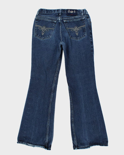Vintage 90s Lei Dark Wash Flare Jeans - W30 L32