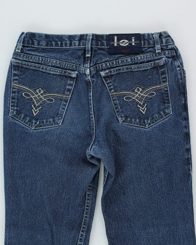 Vintage 90s Lei Dark Wash Flare Jeans - W30 L32
