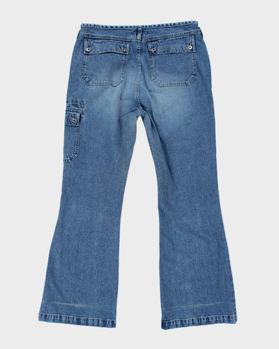 Vintage Y2K Flared Cargo Jeans - W34 L31